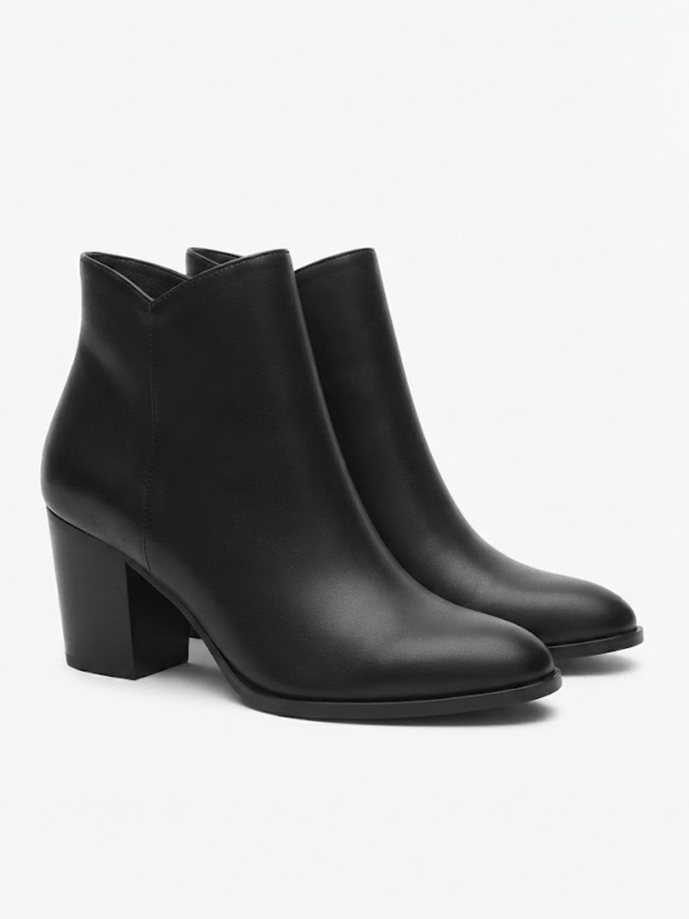 Thursday Boots Uptown Bootie In Black Leather Size 7